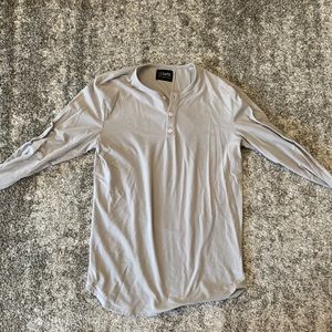 CUTS Clothing Henley w/ Curve Hem